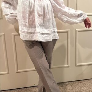 BANANA REPUBLIC 100% linen blouse